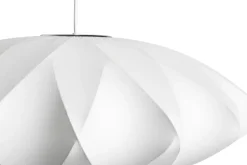 HAY - NELSON Saucer Crisscross Bubble Pendant - small - off white