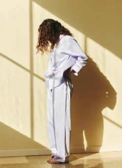 HAY - Outline Pyjama - Langærmet Shirt - S/M - Lavendel