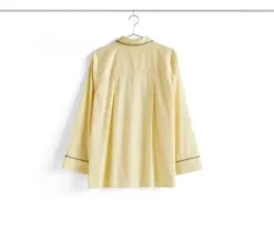 HAY - Outline Pyjama - Langærmet Shirt - S/M - Soft Yellow