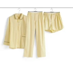 HAY - Outline Pyjama - Shorts - S/M - Soft Yellow