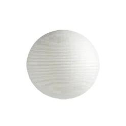 HAY - Paper Shade - Lampeskærm/Rispapir - Ø80 - Hvid