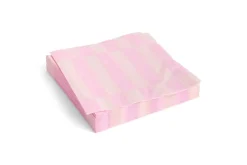 Hay - Pattern Napkins - Light pink and rose - Lunch