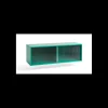 Hay - Reol til Væg med Glaslåger - Colour Cabinet - Mint - Medium, B120 X D39 X H39 cm