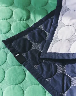 Hay - Sengetæppe - Mega Dot - Organic - Midnight Blue - 195x245