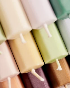 Hay - Stearinlys - Square - Sæt med 4 stk. - Pastel