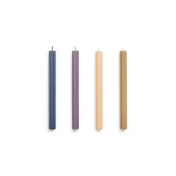 Hay - Stearinlys - Square - Sæt med 4 stk. - Dark