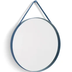 HAY - "Strap Mirror" Spejl Ø70 cm - Blå