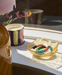 HAY - Stripe Scented Candle, Mint Leaf