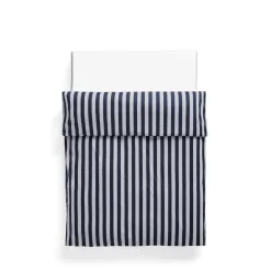 HAY - Été Bed Linen - Dynebetræk - midnight blue og light grey (140 x 200 cm)