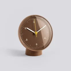 Hay - Table Clock (Recycled) - Brown