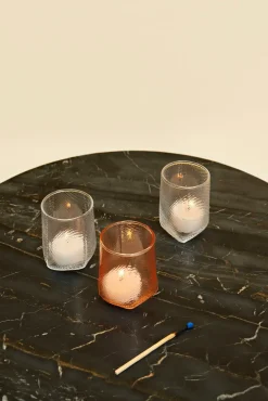 HAY - Tela Votive Fyrfadsstager - Nude - Sæt af 2