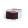 Hay - Tin Container - Burgundy and ice blue