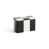 Hay - Tin Container - Medium - Black/Off-white