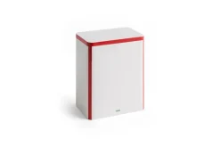 Hay - Tin Container - Off-white and red