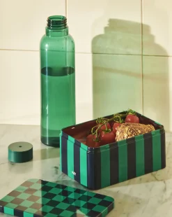 Hay - Tin Container - Small - Green/Dark Blue