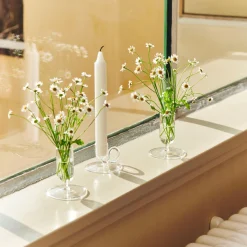 Hay - Tiny Candleholder - Curved - Aqua