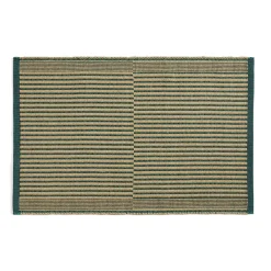 HAY - Tæppe - Tapis - Sort og Grøn / Black and Green - 60x95 cm
