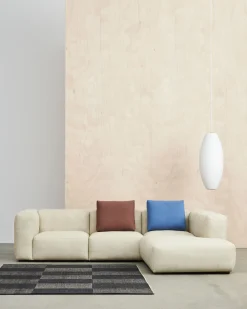 HAY - Tæppe Check Rug - Black L/ Sort - 170 x 240 cm