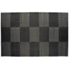 HAY - Tæppe Check Rug - Black L/ Sort - 200 x 300 cm