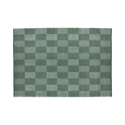 HAY - Tæppe Check Rug - Green/Grøn - 170 x 240 cm
