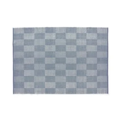 HAY - Tæppe Check Rug - Light Blue S/Lyseblå - 170 x 240 cm