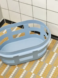 HAY - Vasketøjskurv - Laundry Basket - Small - Soft Blue