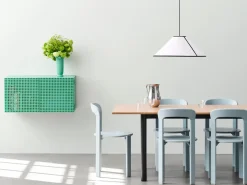 Hay - Vægskab - Perforated Cabinet Wall - Small - Eggshell - H45 x B89 x D40