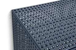 Hay - Vægskab - Perforated Cabinet Wall - Small - Steel Blue - H45 x B89 x D40