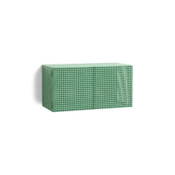 Hay - Vægskab - Perforated Cabinet Wall - Small - Soft Jade - H45 x B89 x D40 cm