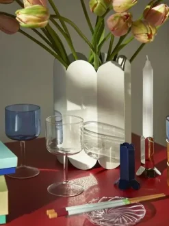 HAY - Vinglas - Tint Wine Glass - Set of 2 / Blue and Clear