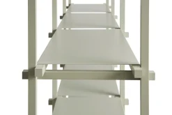 Hay - Woody Shelving 2.0 Column Low - Grå bøg - 9 hylder