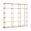 Hay - Woody Shelving 2.0 Column High - Hvid/Eg - 18 hylder