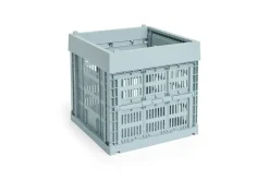 HAY Colour Crate - Cube - Dusty blue