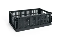 HAY Colour Crate - Large - Charcoal