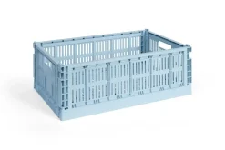 HAY Colour Crate - Large - Soft blue