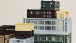 HAY Colour Crate - Large - Dusty blue