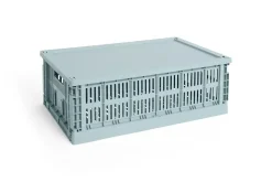 HAY Colour Crate - Large - Dusty blue