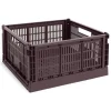 HAY Colour Crate - Large Square - Bordeaux