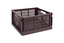 HAY Colour Crate - Large Square - Bordeaux