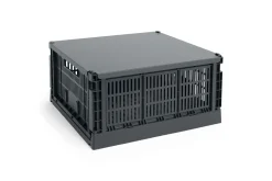 HAY Colour Crate - Large Square - Charcoal