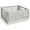 HAY Colour Crate - Large Square - Grey