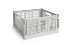 HAY Colour Crate - Large Square - Grey