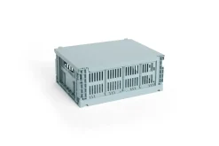 HAY Colour Crate - Medium - Dusty blue