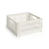 HAY Colour Crate - Medium Square - Off-white