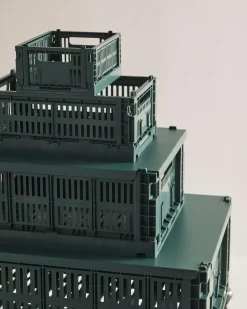 HAY Colour Crate - Medium - Dark green