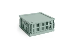 HAY Colour Crate - Medium Square - Sage green
