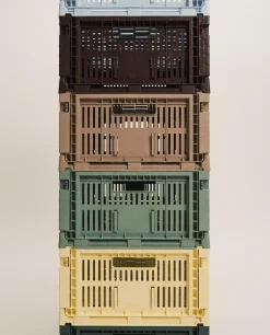 HAY Colour Crate - Medium Square - Dark green