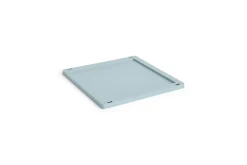 HAY Colour Crate Lid Plastic - Medium Square / Cube - Dusty blue