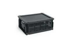 HAY Colour Crate Lid Plastic - Medium - Charcoal
