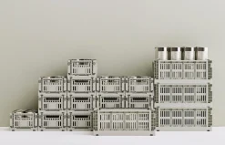 HAY Colour Crate Lid Plastic - Large - Grey